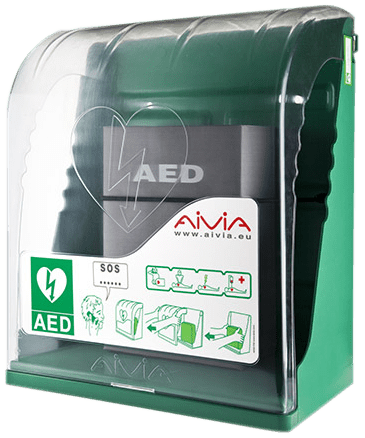Transparent AED Storage Unit