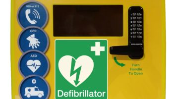 Defibrillator Storage Unit With Keypad